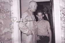 David Eisenhower Signed 4x6 Photo Dwight Grandson Richard Nixon Son-In Law Auto picture
