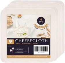 100% Unbleached Cotton Muslin Cloth for Making Cheese, Ultra Fine Cheese Cloth picture
