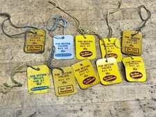 LOT VINTAGE HARDWARE STORE STRING TAGS Out Own Hardware picture