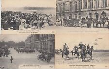 DENMARK ROYALTY Visit 1907 Paris 25 Vintage Postcards (L5925) picture