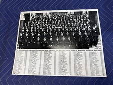 Vintage 1954 Chicago Police Department Graduation Photo Class October 1 1954 picture