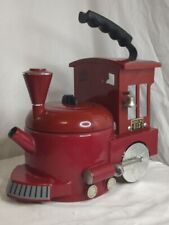 Vintage Mki Kamenstein Steam Engine #613 Locomotive Train Red Tea Pot Kettle picture