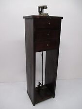 Vtg Antique Germanow-Simon Watch Makers Cabinet Tool Crystal Press 3 Drawers picture