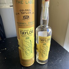 Colonel EH Taylor Single Barrel Bourbon Empty Bottle & Tube  picture