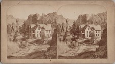 Rare B. H. Gurnsey Stereoview Residence of Gen. Wm. J. Palmer, Glen Eyrie picture