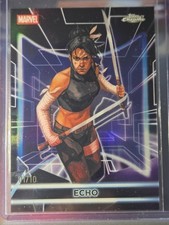 Echo 2026 Topps Neon Chrome Marvel #161 01/10 First On Print picture
