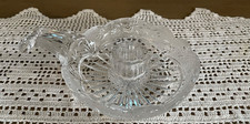 ONEIDA Southern Garden Crystal Chamber Candle Stick Holder Floral Vtg Germany picture
