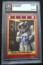 SIGOURNEY WEAVER signed 1979 ALIEN card AUTOGRAPH Beckett BAS # 81 as Ripley picture