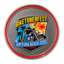 Collectors Coin 2026 Biketoberfest Daytona Beach Official Logo picture