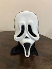 KNB Scream Ghostface 3d Print Mask Replica With Shroud Halloween Cosplay picture