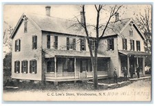 c1910's CC Low's Store Woodbourne New York NY Unposted Antique Postcard picture