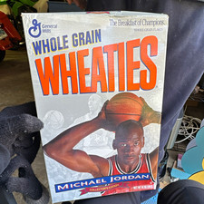 General Mills Wheaties Whole Grain Michael Jordan Collector's Edition Cereal Box picture