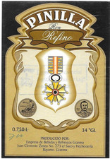 RARE Vintage PINILLA Ron Refino Cuban Rum Labels - Bayamo, Cuba picture