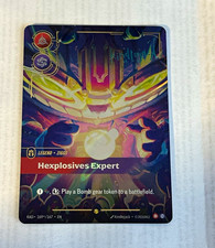 Riftbound 2026 Ziggs Hexplosives Expert RAD Holo 169*/167 SIGNATURE picture