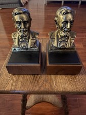Vintage Abraham Lincoln Bookends picture
