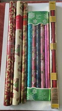 Vintage Christmas Wrapping Paper Stephen Lawrence Cats Red MCM Pink Blue 1967-90 picture