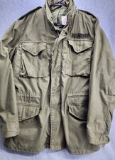 Vintage 1969 Army M-65 Field Jacket OG-107 Small Long Alpha Industries picture