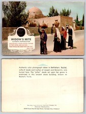 Rachel's Tomb Bethlehem Postcard Widow's Mite Holy Land Mission RPPC picture