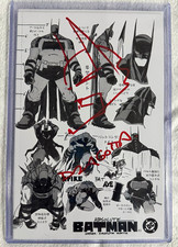 DC Absolute Batman comic book #1 Signed and sketched by  Nick Dragotta with COA picture