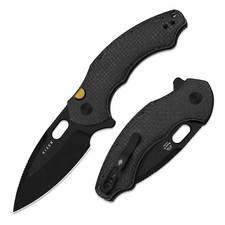 Kizer Roach XL Folding Pocket Knife 14C28N Blade Micarta Handle V4477BDA2 picture