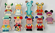 Disney Pin Lot 9 Vinylmation Alice in Wonderland 2012 Cheshire Mad Hatter Queen picture