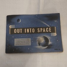 Vintage 1956 Brooke Bond Tea Card Album Out Into Space Astronomy Incomplete picture