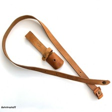 Yugoslavian M48 Mauser Bayonet Frog and Tan Leather Sling SET. Surplus picture