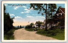 Merepoint, Maine ME - Easter Avenue Looking South - Vintage Postcard - Posted picture