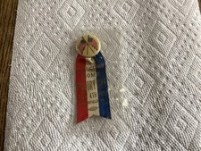 July 4th 1919 Welcome Home Victory Day Badge & Ribbon Clearfield Pennsylvania PA picture