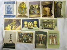 Tutankhamen's Treasures Set of 11 Unused Vintage Postcards in Original Wrapper picture