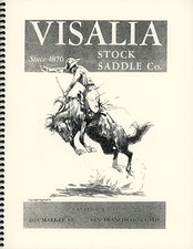 NICE LARGE Visalia COWBOY BIT & SPUR Catalog #33 Reprint San Francisco, CA 1947 picture