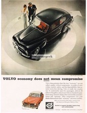 1959 VOLVO PV 544 Black 2-door Sedan, 122-S Vintage Ad  picture