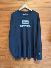 Levi's Levis Oasis Supersonic Long Sleeve T-Shirt Men Rare Collaboration Model L picture