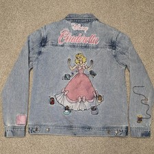 Cinderella 75th Anniversary Denim Jacket for Women by Cakeworthy LARGE Disney picture