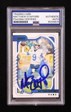 Matthew Stafford Signed Los Angeles Rams 2022 Absolute #34 NFL (PSA) picture