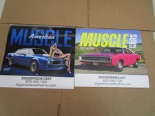 2027 MUSCLE CAR AND GIRLS CALENDAR COMBO PACK  picture