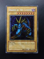 YUGIOH 2003 | TRI-HORNED DRAGON | LDD-S000 (LOB-000) | 1ST EDT | SPANISH | NM-EX picture