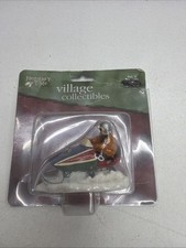 Vintage Holiday Time Snow Mobile Christmas Village collection K1160 picture