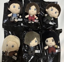 Set of 6 USJ Resident Evil Collectible Plush Keychain Complete 2026 picture