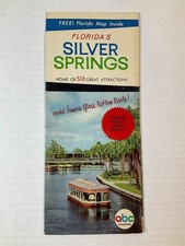Vintage Silver Springs Florida Six Great Attractions Souvenir Tourist Brochure picture