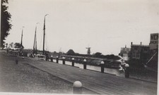 Wolphaartsdijk Holland harbor ferry scene antique 1936 - Original Photo picture