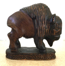 Realistic North American Bison Buffalo Resin Figurine, Native Wildlife, 4