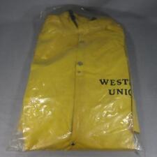 Western Union Telegraph Co Vintage Yellow Raincoat Rain Coat picture