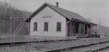 New York Central (NYC) Station at Boston Corners, NY in 1954 - 8x10 Photo picture