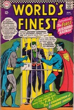 World's Finest Comics #156 FN; DC | 1st Appearance Bizarro-Batman Bizarro-Joker picture