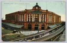 Boston South Terminal Station Postcard c.1907 Unused Mason Bros. & Co. Germany picture