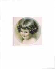 8X10 Matted Print Picture Children Art, Bessie Pease Gutmann: 1924, Mischief picture