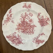 Vintage English Pastorale Toile de Jouy Dinner Plate Johnson Bros Made England picture