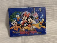 NEW Sealed Vintage Walt Disney World Official Autograph Book Mickey Friends Blue picture