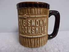 Ole Smoky Moonshine Tennessee Brown Wood Look Ceramic Cup Mug picture